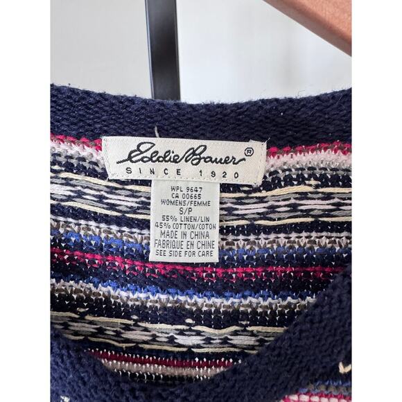 Eddie Bauer Womens Knitted Comfort V Neck Sweater - Picture 4 of 4